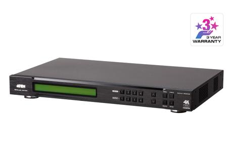 ATEN VanCryst VM6404HB 4x4 True 4K HDMI Matrix Switch With Scaler 1U (VM6404HB)