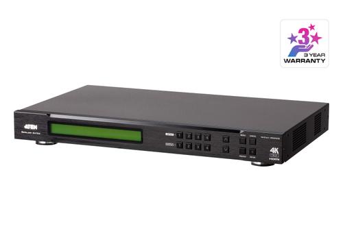 ATEN N VanCryst VM6404HB 4 x 4 True 4K HDMI Matrix Switch with Scaler - Video/ audio switch - rack-mountable (VM6404HB)