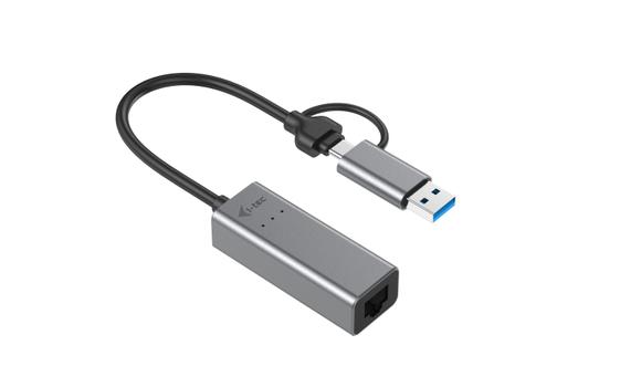 I-TEC USB-C/ USB-A 2.5Gbps Ethernet Adapter (C31METAL25LAN)