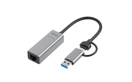 I-TEC USB-C/ USB-A 2.5Gbps Ethernet Adapter (C31METAL25LAN)