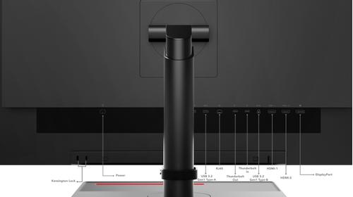 LENOVO ThinkVision P27u-20 - LED-skärm - 27" (27" visbar) - 3840 x 2160 4K @ 60 Hz - IPS - 450 cd/m² - 1000:1 - 4 ms - Thunderbolt 4, 2xHDMI, DisplayPort - högtalare - korpsvart (62CBRAT6EU)