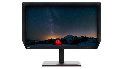 LENOVO ThinkVision P27u-20 - LED-skärm - 27" (27" visbar) - 3840 x 2160 4K @ 60 Hz - IPS - 450 cd/m² - 1000:1 - 4 ms - Thunderbolt 4, 2xHDMI, DisplayPort - högtalare - korpsvart (62CBRAT6EU)