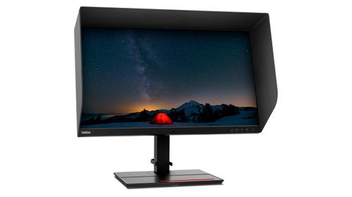 LENOVO ThinkVision P27u-20 - LED-skärm - 27" (27" visbar) - 3840 x 2160 4K @ 60 Hz - IPS - 450 cd/m² - 1000:1 - 4 ms - Thunderbolt 4, 2xHDMI, DisplayPort - högtalare - korpsvart (62CBRAT6EU)
