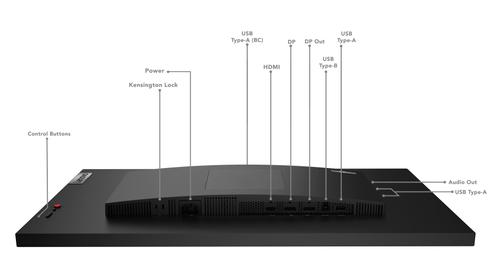 LENOVO ThinkVision P27q-30 27inch 2560x1440 IPS 16:9 350cd/m2 HDMI DP USB Hub Topseller (63A2GAT1EU)