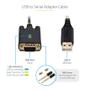 STARTECH 3FT USB TO SERIAL CABLE USB TO DB9 RS232 ADAPTER CABL (1P3FFCB-USB-SERIAL)