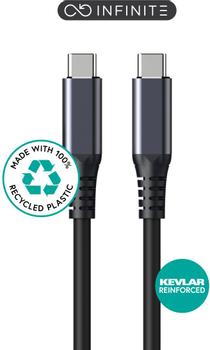 eSTUFF INFINITE USB-C Cable 1m, USB4 (ES604175)