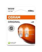 OSRAM W5W 5W12VW2,1X9,5D BLI2