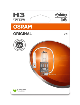 OSRAM H3 55W 12V PK22S BLI1 (64151-1BL)