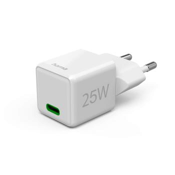 HAMA Mini Fast Charger USB-C PD 25W White (00201981)