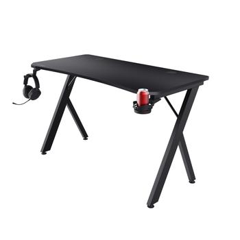 TRUST GXT 700 Omnius Gaming Desk (svart) Maxvikt 150 kg, höjd 74 cm, djup 60 cm, bredd 120 cm (25420)