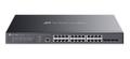 TP-LINK SG3428XMPP New Omada 24-Port Gigabit and 4-Port 10GE SFP+ L2+ Managed Switch with 16-Port PoE+ & 8-Port PoE++ 4x 10 Gbps SFP+ slots 8x Gigabit 802.af/at/bt PoE++ ports (Max 90 W PoE budget for each po