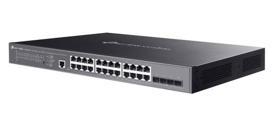 TP-LINK SG3428XMPP New Omada 24-Port Gigabit and 4-Port 10GE SFP+ L2+ Managed Switch with 16-Port PoE+ & 8-Port PoE++ 4x 10 Gbps SFP+ slots 8x Gigabit 802.af/ at/ bt PoE++ ports (Max 90 W PoE budget for each po (SG3428XMPP)