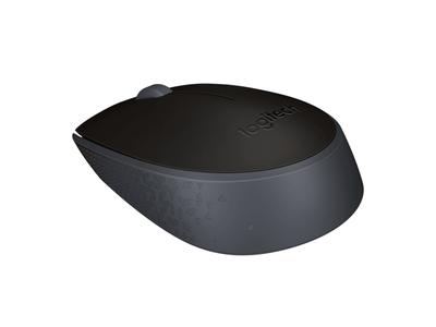 LOGITECH M171 Wireless PC Mouse - Black - Mus - Optisk - 3 knapper - Sort (910-004424)