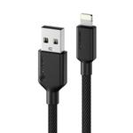 ALOGIC Elements PRO USB-A till Lightning laddnings- och synkroniseringskabel - Svart (ELPA8P02-BK)