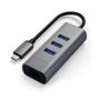 SATECHI USB-C Aluminium hub - Space gray