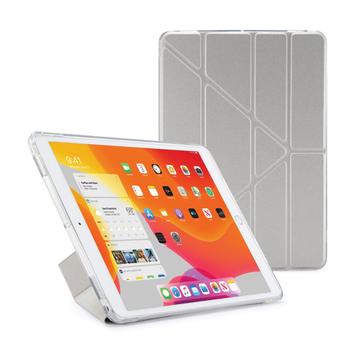PIPETTO iPad 10.2" Metallic Origami Case with TPU Back - Silver (P052-59C-7)