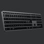 SATECHI Slim X3 Trådløst tastatur For Apple, nordisk layout, opp til 4 bluetooth enheter, baklyste taster (ST-BTSX3M-ND)