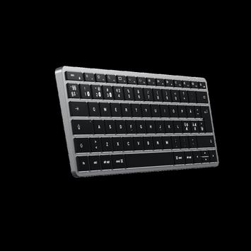 Satechi Slim X1 - tastatur - QWERTY - Nordisk (ST-BTSX1M-ND)