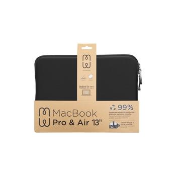 MW BASIC LIFE SLEEVE for MB Pro 13inch USB-C and MB Air 13inch USB-C Black/ White (MW-410139)