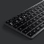 SATECHI Slim X1 Trådløst tastatur Designet for Apple, nordisk layout, bluetooth,  baklyste taster (ST-BTSX1M-ND)