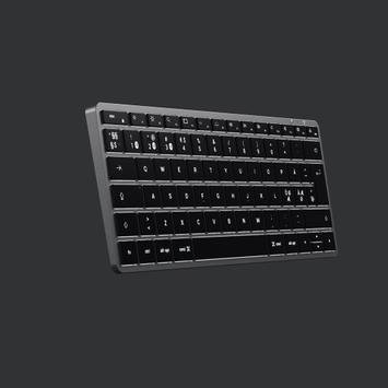 Satechi Slim X1 - tastatur - QWERTY - Nordisk (ST-BTSX1M-ND)