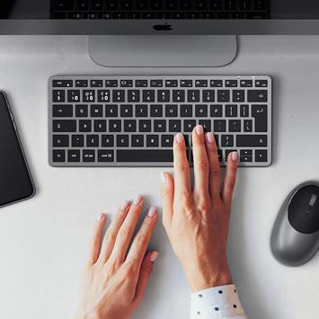 Satechi Slim X1 - tastatur - QWERTY - Nordisk (ST-BTSX1M-ND)