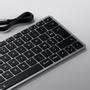 SATECHI Slim W1 Tastatur Designet for Mac & iOS, nordisk layout, USB-C, baklyste taster (ST-UCSW1M-ND)