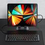 SATECHI Slim W1 Tastatur Designet for Mac & iOS, nordisk layout, USB-C, baklyste taster (ST-UCSW1M-ND)