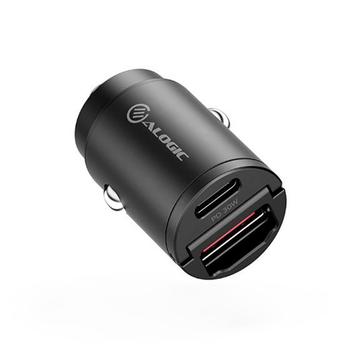 ALOGIC Rapid Power 30W Car Charger 1 X USB-C Port & 1 X USB-A Port (CRCA30)