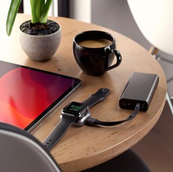 SATECHI Laddningsdock för Apple Watch Liten och kompakt, USB-C (ST-TCMCAWM)