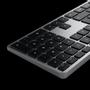 SATECHI Slim W3 Tastatur Designet for Mac & iOS, nordisk layout, USB-C, baklyste taster (ST-UCSW3M-ND)
