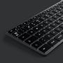SATECHI Slim W3 Tastatur Designet for Mac & iOS, nordisk layout, USB-C, baklyste taster (ST-UCSW3M-ND)