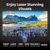 BenQ GV50 Portable Laser Projector 500lm, 1080p, Android TV (9H.JSR77.59E)