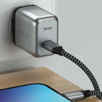 SATECHI 20W PD Wall Charger with USB-C outlet (ST-UC20WCM-EU)