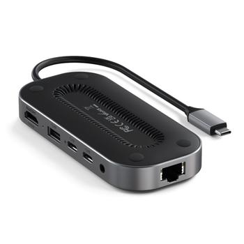 SATECHI Multiport W USB4 Dokkingstasjon (ST-U4MGEM)