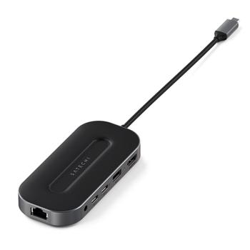 SATECHI Multiport W USB4 Dokkingstasjon (ST-U4MGEM)