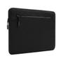 PIPETTO MacBook Sleeve 13-inch with memory foam and faux fur lining - Black