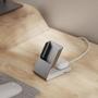 Alogic Matrix 2-in-1 MagSafe Charger with Desktop Dock - White (MSCDDWH)