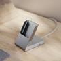 Alogic Matrix 2-in-1 MagSafe Charger with Desktop Dock - White (MSCDDWH)