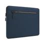 PIPETTO MacBook Sleeve 13-inch with memory foam and faux fur lining - Navy blue