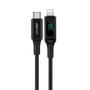 Acefast USB-C to Lightning MFI cable, 30W, 3A, 1.2m - black