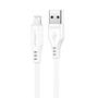 Acefast USB-A to Lightning MFI cable 2.4A, 1.2m - white