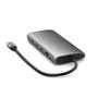 SATECHI USB-C Multiport Adapter 8K with Ethernet V3 - Space Grey USB 3.2 Gen 1 (3.1 Gen 1) Type-C (ST-P8KEM)