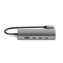SATECHI USB-C Multiport Adapter 8K with Ethernet V3 - Space Grey USB 3.2 Gen 1 (3.1 Gen 1) Type-C (ST-P8KEM)