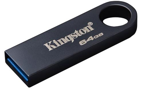 KINGSTON 64GB DataTraveler SE9 G3 USB 3.2 Gen 1 speeds 220MB/s read 100MB/s write Dark Nickel (KE-U2X64-1AC)