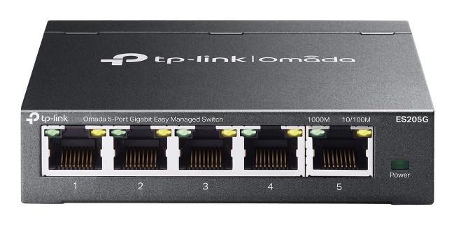 TP-LINK ES205G New Omada 5-Port Gigabit Easy Managed Switch 5x 10/ 100/ 1000Mbps RJ45 ports Easy to Use: Supports plug-and-play for instant connectivity and simple configuration for additional features Centrali (ES205G)