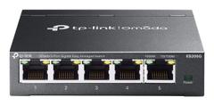 TP-LINK ES205G New Omada 5-Port Gigabit Easy Managed Switch 5x 10/100/1000Mbps RJ45 ports Easy to Use: Supports plug-and-play for instant connectivity and simple configuration for additional features Centrali