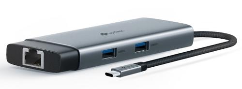 TP-LINK UH6120C 6 in 1 USB-C -Multiport ja gigabit ethernet -sovitin (UH6120C)