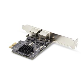 STARTECH 2-PORT GB NETWORK CARD TAA-COMPLIANT NIC WINDOWS/ LINUX CARD (ST1000SPEXD4T)