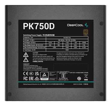 DEEPCOOL Pk750D Power Supply Unit 750 (R-PK750D-FA0B-EU)
